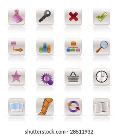 Internet and Web Site Icons - Vector Icon Set