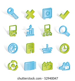 Internet and Web Site Icons - Vector Icon Set