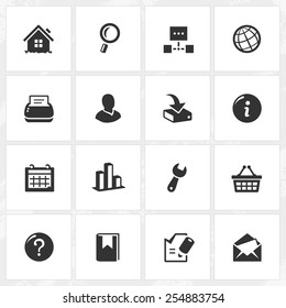 Internet and web site vector icons. File format is EPS8.