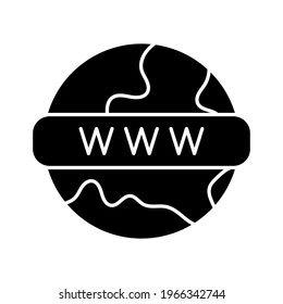 Internet, web, www icon vector image. Can also be used for seo and web. Suitable for use on web apps, mobile apps and print media.