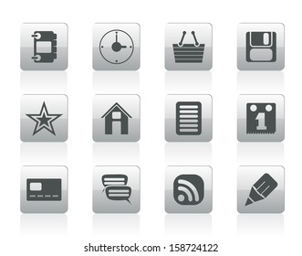 Internet and Website Icons - Vector Icon Set 