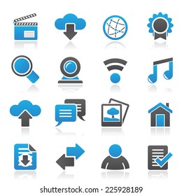 Internet and website icons - vector icon set