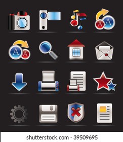Internet and Website Icons - Vector Icon Set