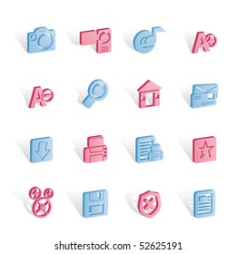 Internet and Website icons  Vector Icon Set