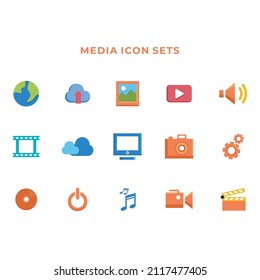 Internet  Website icons, Web Icons, icons Set. Social media design elements for design.