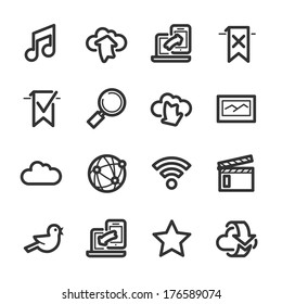 Internet and wedsites icons. Professional vector icons for your website, application and presentation.