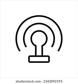 Internet wifi hotspot vector icon
