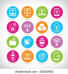 internet wifi icons