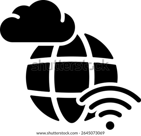 internet wifi network web browser website cloud globe 10752