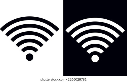 Internet Wifi Symbol icon vector design black and white