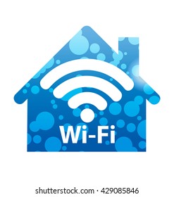 Internet wireless technology. Wireless Icon. wifi symbol. vector illustration.