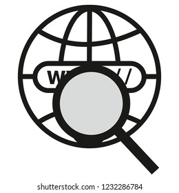 Internet world icon