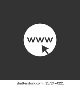 Internet world vector