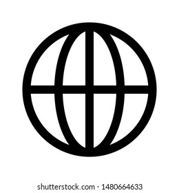 	
Internet world vector. Globe earth vector icon. go to web. 