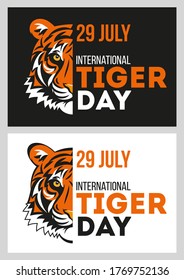 INTERNETIONAL TIGER DAY FLAYER DESIGN