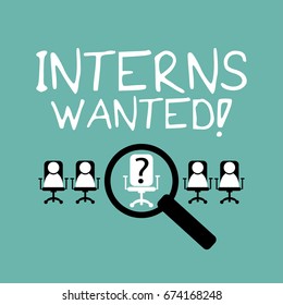 Interns internship concept