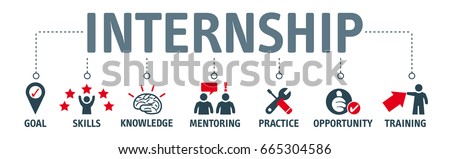 internship banner vector concept illustration shutterstock keywords preview royalty