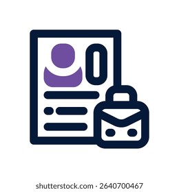 internship duotone icon. Sleek and modern vector icon for websites, mobile apps, marketing materials, and corporate design. Fully scalable and ready to use.