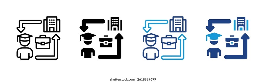 Internship Icon Element For Design