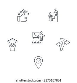 Internship Icons Set . Internship Pack Symbol Vector Elements For Infographic Web