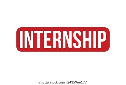 Internship Rubber Stamp Seal Vector