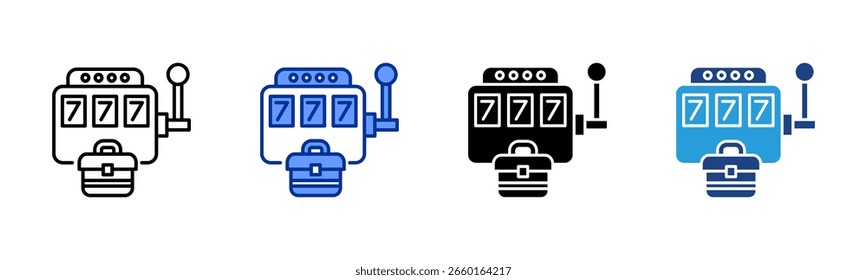 Internship Slot Symbolblatt mehrere Stilkollektion