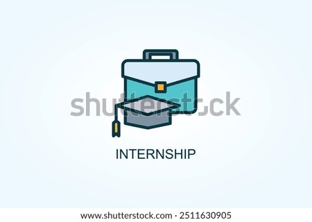 Internship Vector Or Logo Sign Symbol Illustration