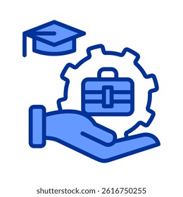 Internships Icon Element For Design