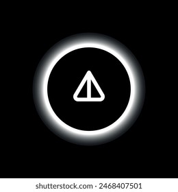 Interntet coin. Colored vector illustration.
