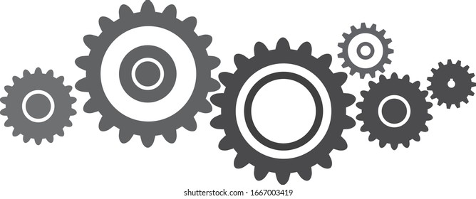 Interoperable gears Demonstrating the mechanism of teamwork.