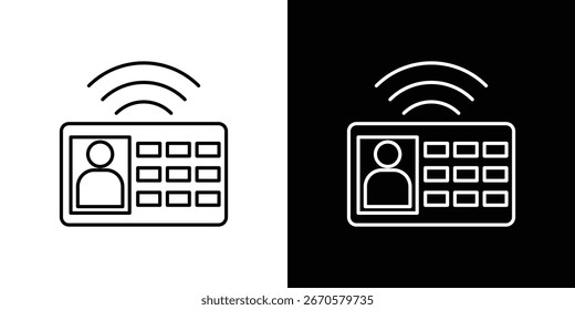 Icono de colección de interfono. Diseño web, App.