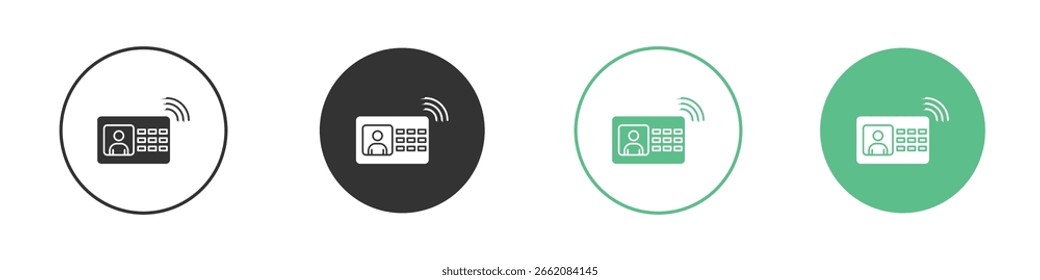 Conjunto de iconos de Vector de línea plana minimal.