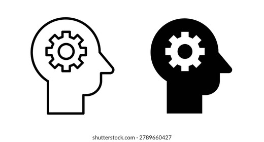 Interpretation icon clip art collection. Editable stroke icons