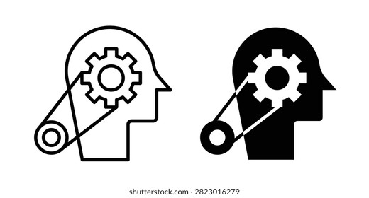 Interpretation icon outline art collection
