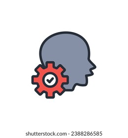 interpretation icon. vector.Editable stroke.linear style sign for use web design,logo.Symbol illustration.