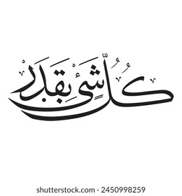 Interpretation of the verse: We created everything according to a measure. We created everything according to a certain measure. Know that we create everything according to a destiny. Undoubtedly, We 