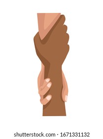 diseño de ilustración vectorial de iconos aislados interraciales