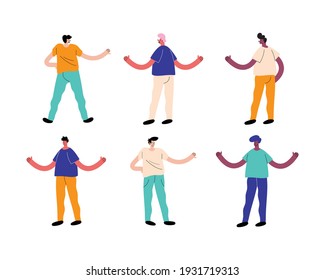 interracial men group avatars characters