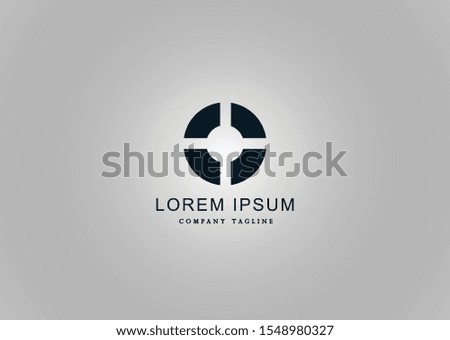
An interrelated circle logo symbolizes community or unity