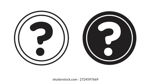 Glifo de icono de interrogatorio y concepto de símbolo de línea delgada.