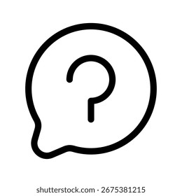Icono de interrogatorio Ilustración de diseño de símbolo de Vector