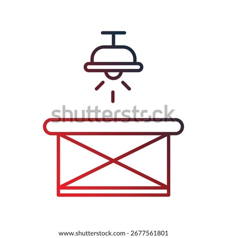 Interrogation icon with white background vector stock illustration