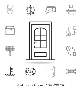 interroom door icon. Detailed set of web icons and signs. Premium graphic design. One of the collection icons for websites, web design, mobile app on white background