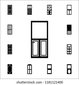 interroom door icon. Doors icons universal set for web and mobile on white background