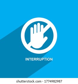 Interrupt Icons, Business Icon Vector