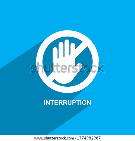 Interrupt Icons, Business icon vector