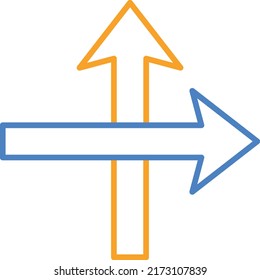 Intersect vector icon. Can be used for printing, mobile and web applications.