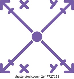 Intersect vector icon. Can be used for printing, mobile and web applications.