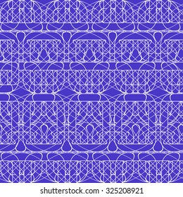 intersected mosaic seamless pattern