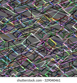 intersected mosaic seamless pattern